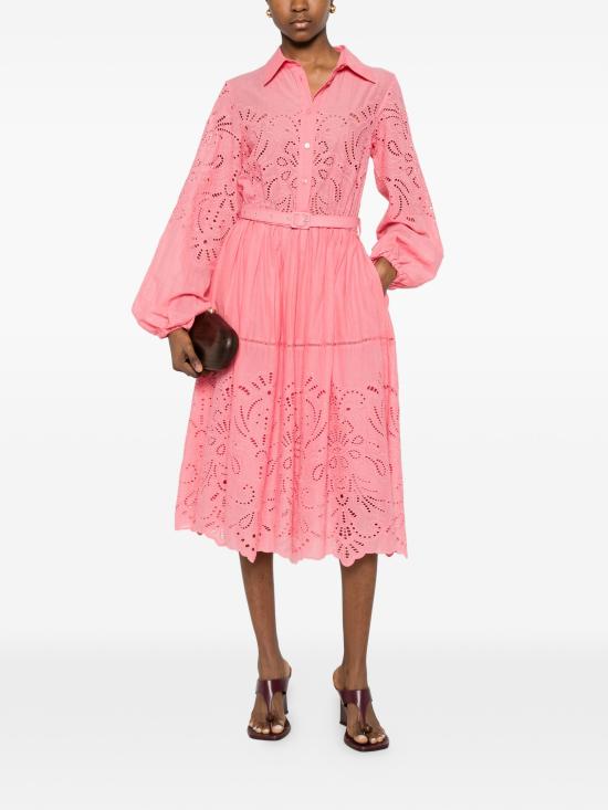 26SS 에르마노 미디 원피스 D48EQ029CCEN0 MF749ROSABUBB - ERMANNO