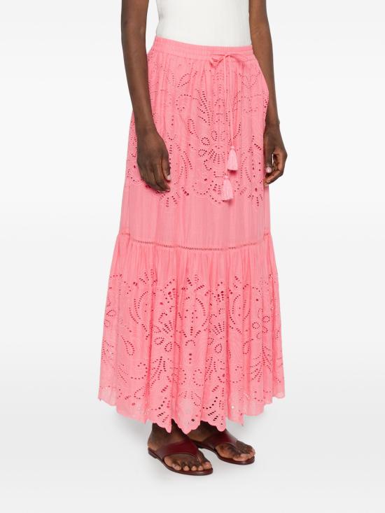 26SS 에르마노 롱 스커트 D48EO012EN0 MF749ROSABUBB - ERMANNO