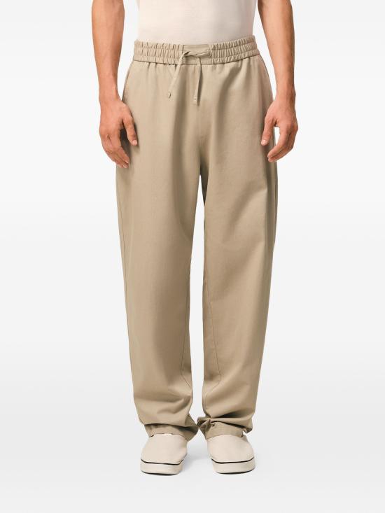 26SS 아미 코튼 엘라스티케이티드 웨이스트 트라우저 HTR868CO0214 A036BEIGETAUP - AMI