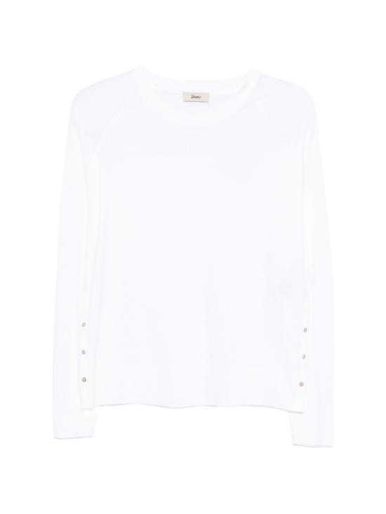 26SS 에르노 긴팔 티셔츠 JG000311D52056 1000BIANCO