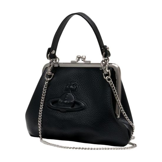 26SS 비비안웨스트우드 토트백 4B01001DWS000DN403 BLACK - VIVIENNE WESTWOOD