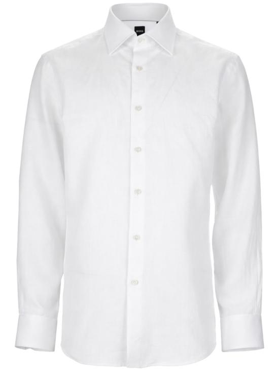 26SS 보스 긴팔 셔츠 50560736 10278594100 WHITE