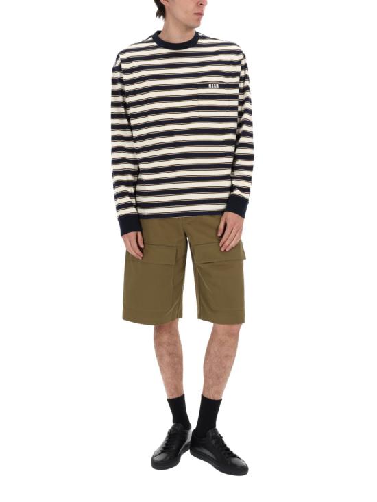 26SS 엠에스지엠 숏팬츠 4040MB03 26710437 GREEN - MSGM