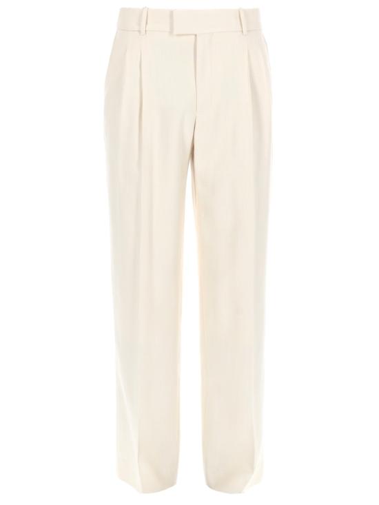 26SS 드롤드무슈 스트레이트 팬츠 BP165 VI029OFFWHITE