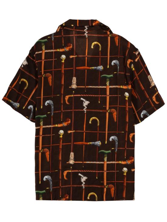 26SS 드롤드무슈 반팔 셔츠 SH230 VI033BROWN - DROLE DE MONSIEUR