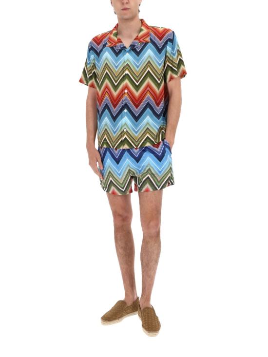 26SS 미소니 반팔 셔츠 BS26SJ01 BW010QSM9Z2 MULTICOLOUR - MISSONI