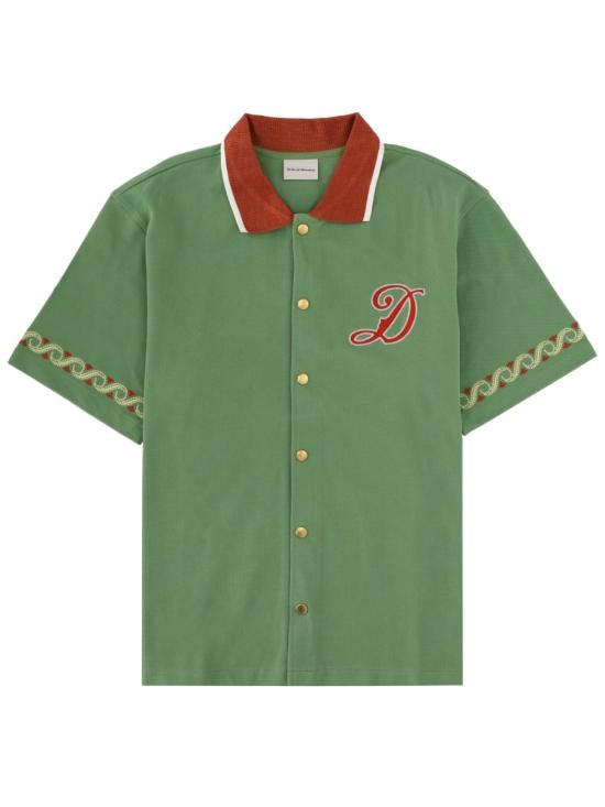 26SS 드롤드무슈 반팔 셔츠 SH251 CO264WATERGREEN