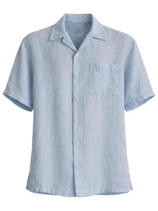 26SS 120 리노 반팔 셔츠 33ALIM19L3 0000115000205 AZURE