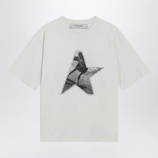 26SS 골든구스 반팔 티셔츠 GWP01874 P00237211560 WHITE