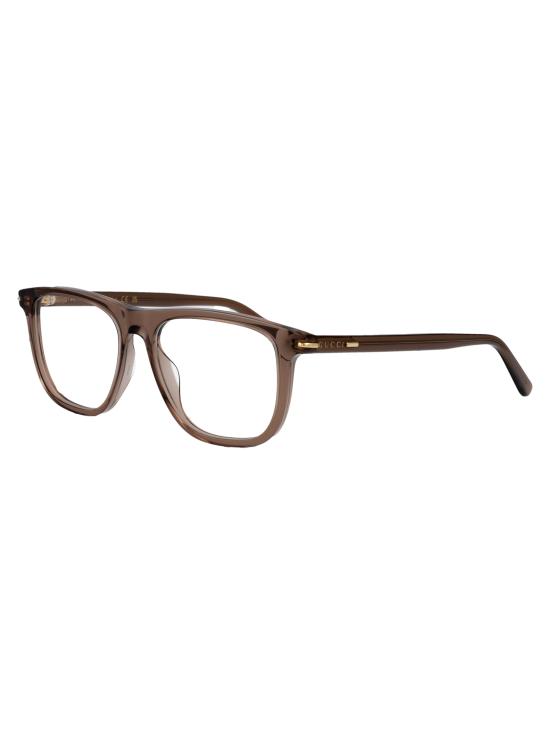 26SS 구찌 안경 GG2130O 003 BROWN BROWN TRANSPARENT - GUCCI