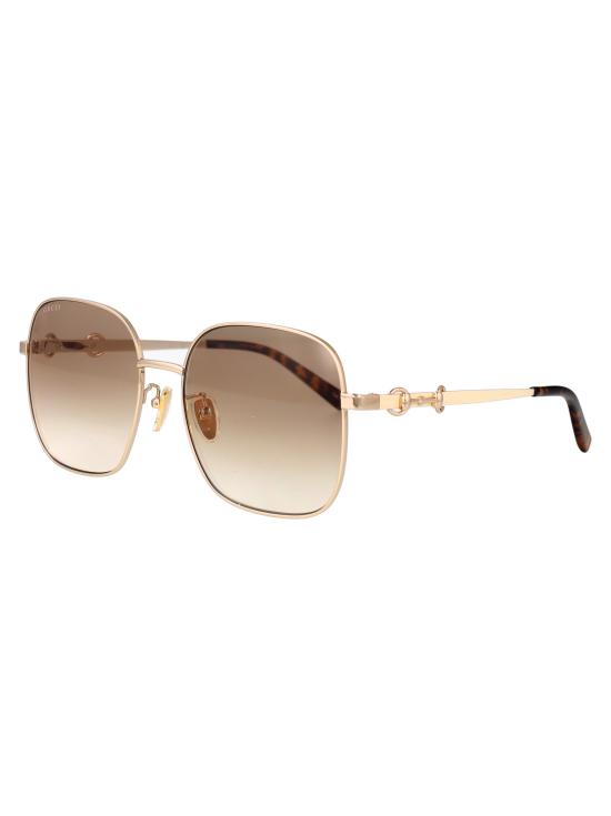 26SS 구찌 선글라스 GG2053S 004 GOLD IVORY BROWN - GUCCI