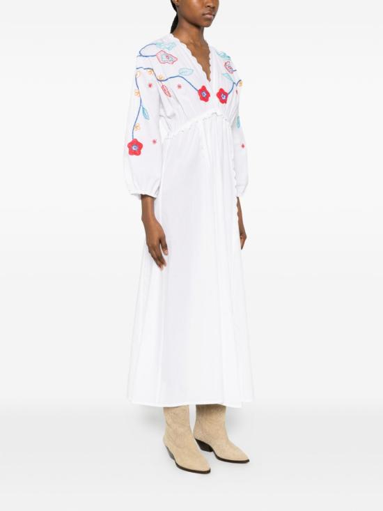 26SS 포르테포르테 미디 원피스 14850MYDRESSCRYSTAL BIANCO - FORTE FORTE