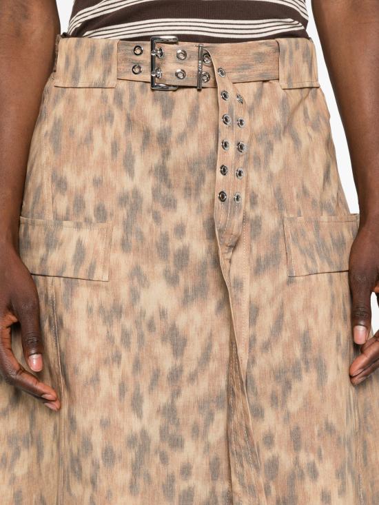 26SS 가니 미디 스커트 A1090174ZZT BEIGE - GANNI