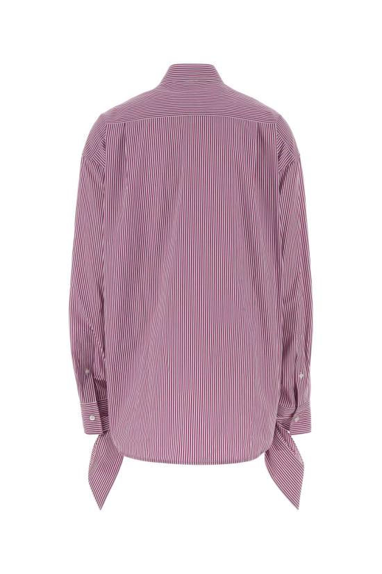 25FW 발렌시아가 긴팔 셔츠 852322TGM025075 purple - BALENCIAGA