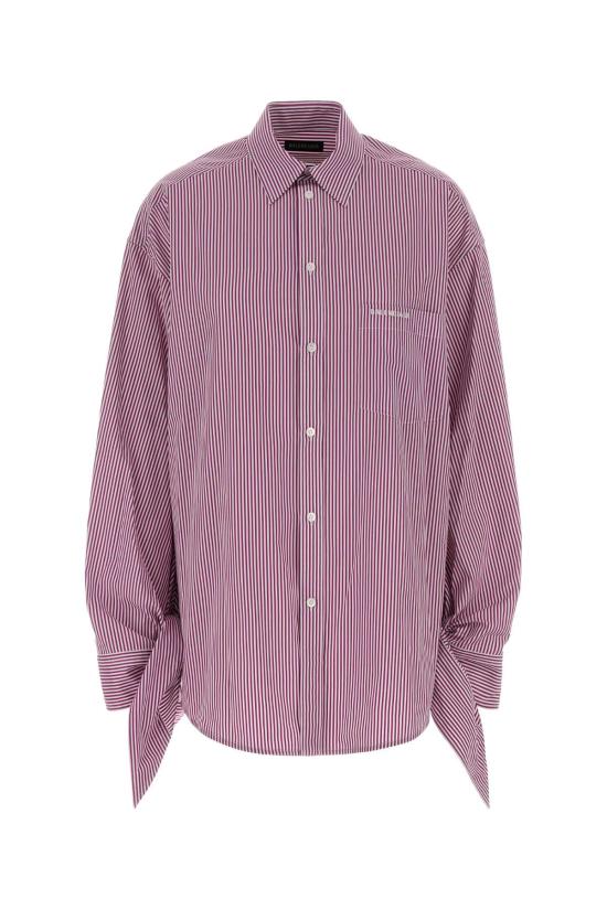 25FW 발렌시아가 긴팔 셔츠 852322TGM025075 purple