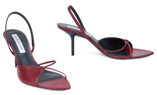 25FW 빅토리아 베컴 힐/펌프스 1325FSA006758A002 Burgundy - VICTORIA BECKHAM