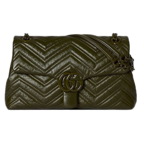 26SS 구찌 GG 마몽 미디엄 숄더백 850676AAFS13037 black