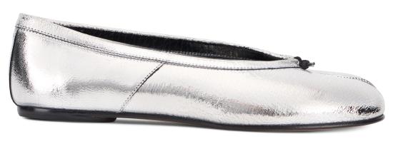 26SS 마르지엘라 타비 브로큰 미러 뉴 발레리나 S58WZ0130P5016T9002 Silver - MAISON MARGIELA