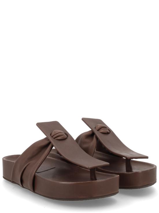 26SS 우마 왕 뮬/슬리퍼 US9077 UW690 BROWN - UMA WANG