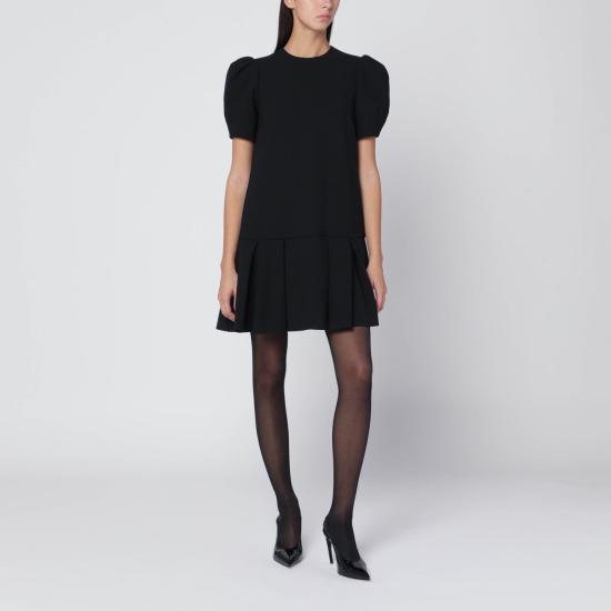 25FW 모스키노 미디 원피스 04465424 0555 BLACK