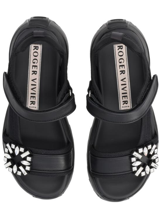 26SS 로저비비에 샌들 RVW80044270V4C B999 BLACK - ROGER VIVIER