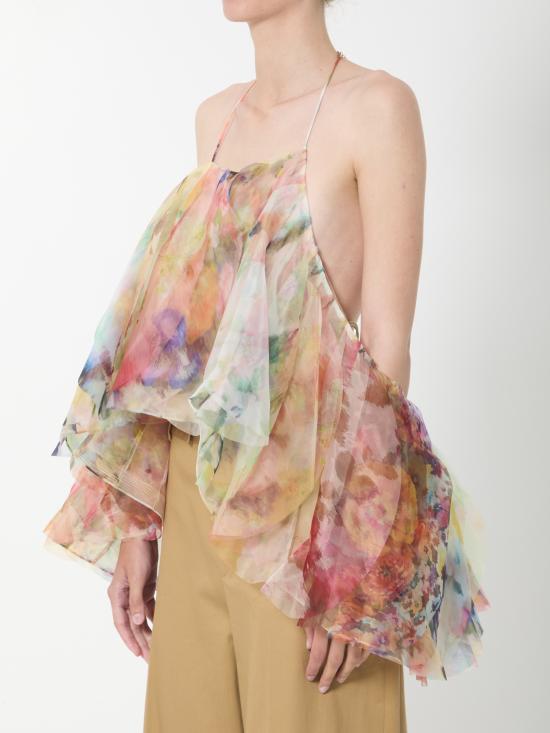 26SS 짐머만 민소매 티셔츠 7470TS261 SPLIFLO MULTICOLOR - ZIMMERMANN