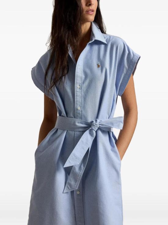 26SS 폴로 랄프로렌 미디 원피스 211A12907 001 BLUE - POLO RALPH LAUREN