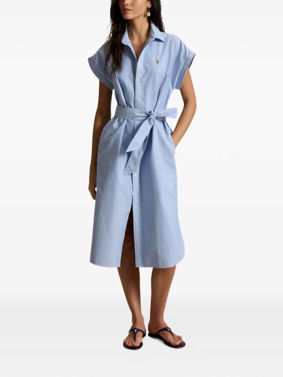 26SS 폴로 랄프로렌 미디 원피스 211A12907 001 BLUE - POLO RALPH LAUREN