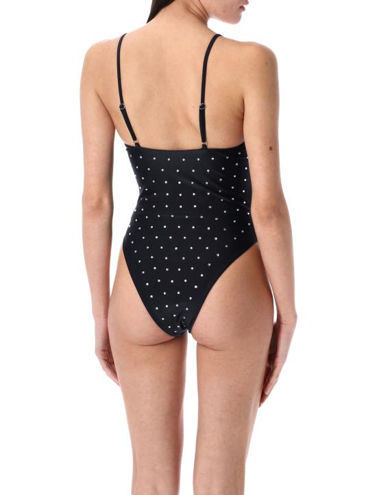 26SS 스윔 바이 디 원피스 수영복 CRYSTALSWIMSUIT BLACK - SWIM BY DI