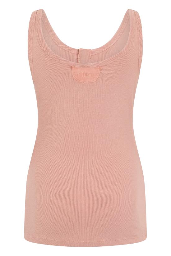 26SS 끌로에 민소매 티셔츠 CH26UJH02089 81Q CORAL SAND - CHLOE