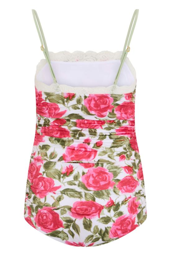 26SS 끌로에 원피스 수영복 CH26UBD33338 91Y WHITE PINK - CHLOE