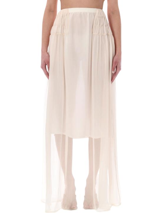 26SS 드리스 반 노튼 롱 스커트 2610108473040 005 ECRU
