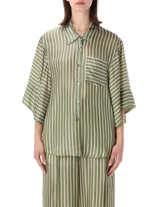 26SS 드리스 반 노튼 블라우스 2610107573274 604 GREEN