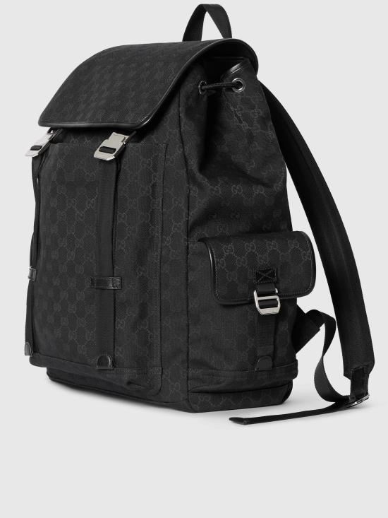 26SS 구찌 GG 캔버스 라지 백팩 854740FAFGK1000 black - GUCCI