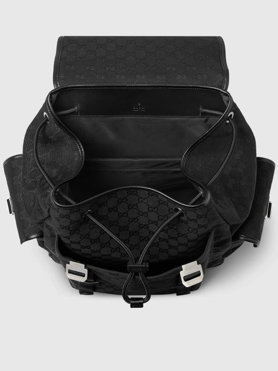 26SS 구찌 GG 캔버스 라지 백팩 854740FAFGK1000 black - GUCCI