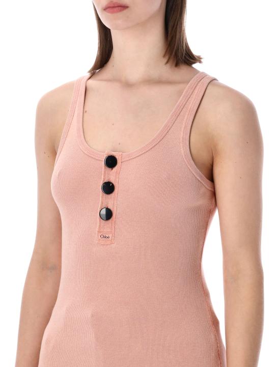 26SS 끌로에 민소매 티셔츠 CH26UJH0208981Q Pink - CHLOE