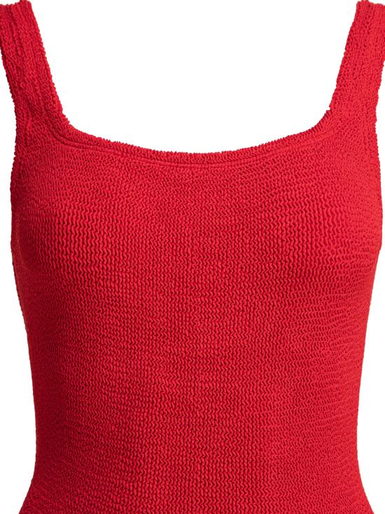 26SS 훈자 지 원피스 수영복 SQUARENECKSWIMCRINKLERED - HUNZA G