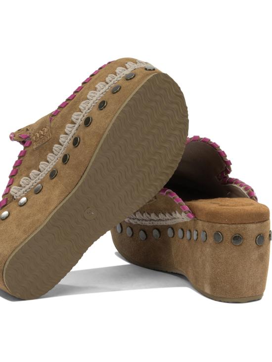 26SS 모우 뮬/슬리퍼 MUSW611004ACOG BROWN - MOU