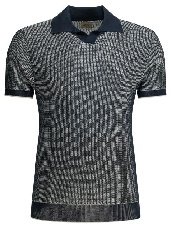 26SS 라키 폴로 티셔츠 MERCEDES300BICOLORTKBLUNOTTEPANNA BLUE