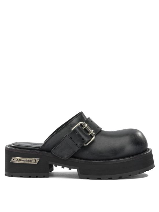 26SS 발렌시아가 뮬/슬리퍼 866571WBEQ41081 BLACK