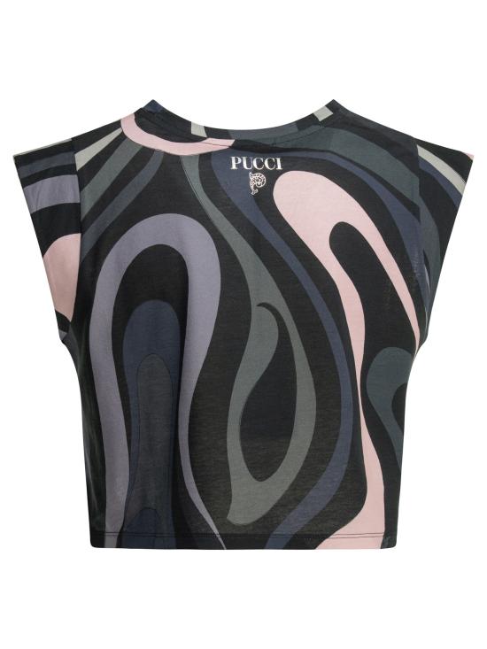 26SS 에밀리오푸치 민소매 티셔츠 5UTP055U984002 BLACK - EMILIO PUCCI