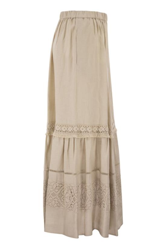 26SS 위켄드막스마라 롱 스커트 2615101023600 006 SAND - WEEKEND MAX MARA