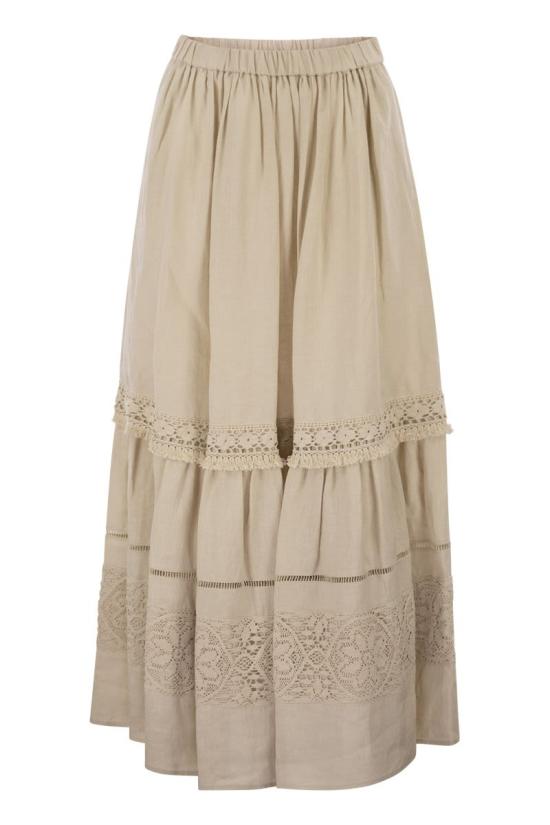 26SS 위켄드막스마라 롱 스커트 2615101023600 006 SAND