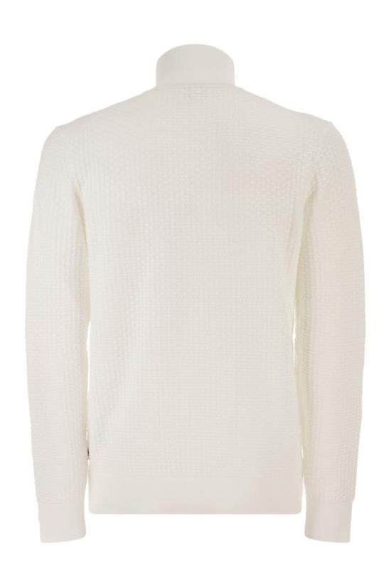  보스 집업 니트 5055511810276796 100 WHITE - BOSS