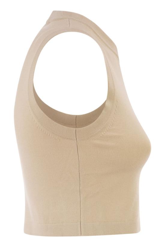 26SS 위켄드막스마라 민소매 티셔츠 2615361023600 002 SAND - WEEKEND MAX MARA