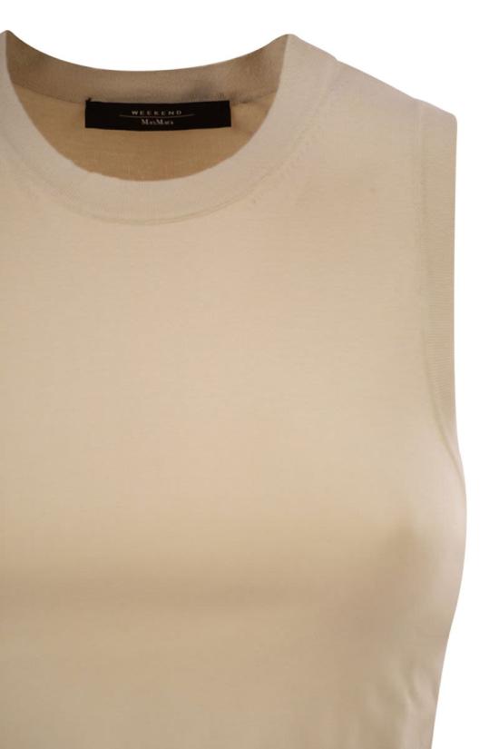 26SS 위켄드막스마라 민소매 티셔츠 2615361023600 002 SAND - WEEKEND MAX MARA