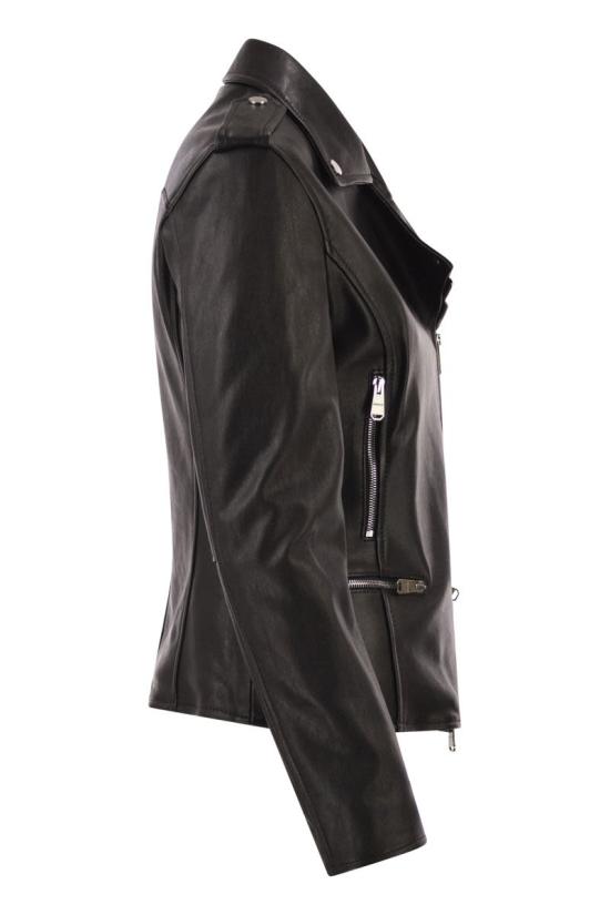 25FW 돈답 바이커 자켓 DJ724PL0635DXXXDD 999 BLACK - DONDUP
