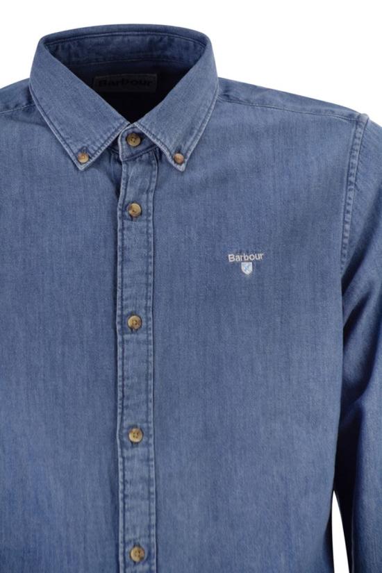 26SS 바버 긴팔 셔츠 MSH5588 MSH BL15 MEDIUM DENIM - BARBOUR
