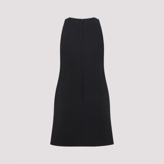 26SS 발렌티노 가라바니 미디 원피스 8B0VAKD51CF CRC BLACK - VALENTINO GARAVANI