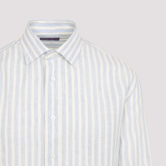 26SS 랄프로렌 퍼플라벨 긴팔 셔츠 790P11149001 LT BLUE - RALPH LAUREN PURPLE LABEL